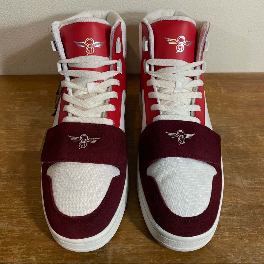 Creative Recreation Cesario High Top Sneaker Burgundy Suede Red - Size 10 - Picture 12 of 15
